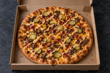 Bacon Cheeseburger Smash pizza